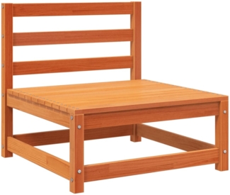 vidaXL Gartensofa ohne Armlehnen Wachsbraun 70x70x67 cm Massivholz 837918