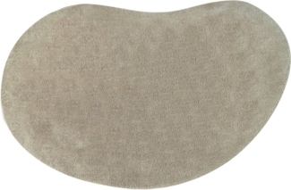 LeGer Home by Lena Gercke Hochflor-Teppich Halrum, einfarbig, besondere Form, modern, U-förmig, Höhe: 25 mm, organische Form, bean shape, kuschelig, Wohnzimmer, Schlafzimmer