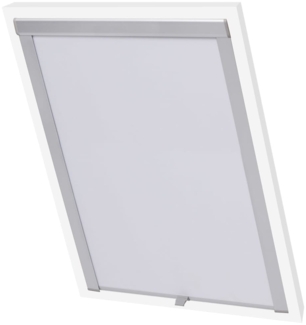 vidaXL Verdunklungsrollo Weiß SK08 133512