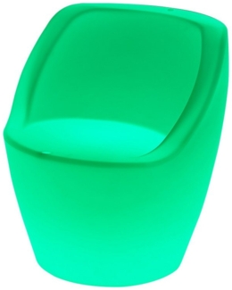 Eurotondisplay LED Gartenleuchte LED Gartenleuchte Leuchtende Sessel Tisch Sparsam mit Fernbedienung, LED fest integriert, RGBW, LED Möbel