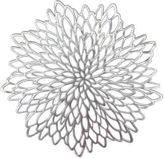 Coonoor Platzset PVC Platzset Abwaschbar Platzsets Tischsets Rund, 38cm, (6-St)