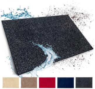Floordirekt Fußmatte Nasa Schmutzfangmatte, rechteckig, Höhe: 14 mm, waschbar bei 30 Grad, schmutzabsorbierend
