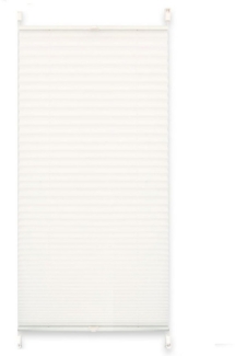 Plissee 55 x 140 cm weiß crash