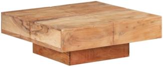 vidaXL Couchtisch 80x80x28 cm Massivholz Akazie 323593