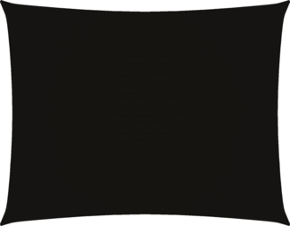 vidaXL Sonnensegel Oxford-Gewebe Rechteckig 3x4,5 m Schwarz 135761