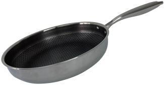 Pfanne Bratpfanne Schmorpfanne Edelstahl Induktion Ø28cm Cheffinger CF-PFP28