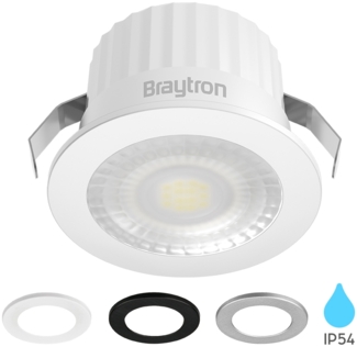 LED Minispot 3W klein Einbauleuchte Einbauspot Einbaustrahler 3 Blenden IP54 230V 3000K