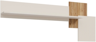 FORTE Wandboard Oak Square, Beleuchtung, zweifarbig, einfache Montage