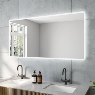 AQUABATOS LED-Lichtspiegel Badspiegel Led Spiegel Badezimmer Spiegel mit Beleuchtung