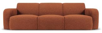 Micadoni Boucle Sofa Molino 3-Sitzer Boucle Braun