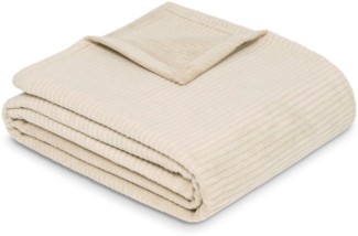 Wohndecke Wohndecke Cordoba, IBENA, Mit trendiger Cord-Struktur