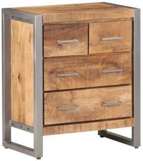 vidaXL Sideboard 60x35x70 cm Raues Mangoholz 323485