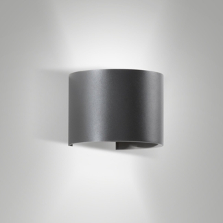 Fabas Luce 6542-21-294 LED Wandleuchte Cody dunkelgrau IP54 3000K