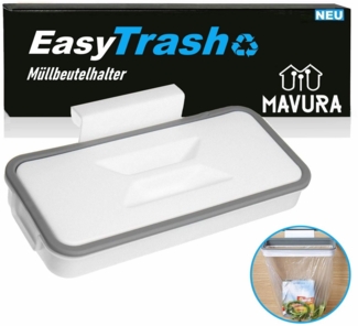 MAVURA Mülleimer EasyTrash Müllsackhalter Hängender Müllsack Einbau Abfallsammler, Mülltrenner Mülltrennsystem Abfalltrenner Küche