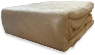 Leonado Vicenti Spannbettlaken Winter Teddy Plüsch Cashmere Touch Gummizug Spannbetttuch, Nicky, Gummizug: rundum, (1 Stück), flauschig warm kuschelig extra weich, Einfarbig