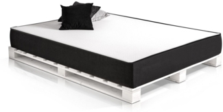 Moebel-Eins Massivholzbett PALETTI Massivholzbett / Palettenbett, PALETTI Massivholzbett / Palettenbett