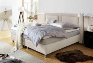 Westfalia Schlafkomfort Boxspringbett, inkl. Kaltschaum-Topper und Zierkissen