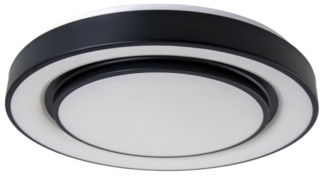Light&More LED Deckenleuchte Monterey 45W Ø 47,5 cm, schwarz