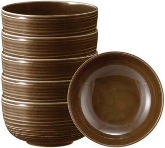Seltmann Weiden Terra Foodbowl ø 17,7 cm erdbraun 6er Set - DS