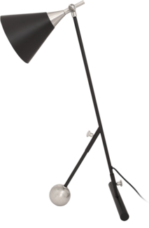 Tischlampe Celeste 225 Schwarz / Silber