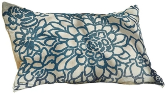 Mirabeau Kissenhülle Kissenhülle Jacje blau/creme, (1 Stück)