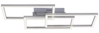 JUST LIGHT 16431-55 LOLAsmart MAXI LED Deckenleuchte stahlfarben RGBW