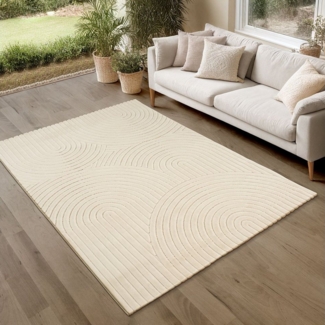 the carpet Teppich Parma, rechteckig, Höhe: 10 mm, moderne Wohnzimmer Teppich Outdoor geeignet dichter Flor