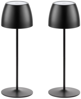 Tomons LED Außen-Tischleuchte dimmbare kabellose Touch-Tischlampe, wiederaufladbar, 3000-6500K, 4 RGB-Modi, IP54