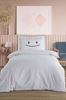 L'Essentiel Maison Bettwäsche Set, Labubus Bettdeckenbezug-Set aus Baumwollmischung, Baumwolle, 3 teilig, Pflegeleicht,Sanfte Farben
