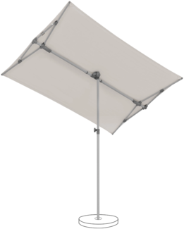 Suncomfort by Glatz Sonnenschirm / Balkonblende / Sonnenschutz "Flex Roof", light grey, 195 x 140 cm