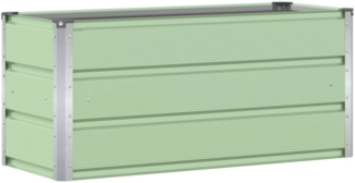 vidaXL Pflanzkübel Grün 100 x 40 x 45 cm Stahl 42018236
