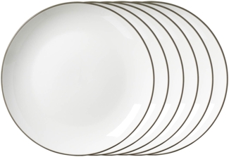 Ritzenhoff & Breker Adela Dessertteller ø 20,5 cm 6er Set - grau - DS