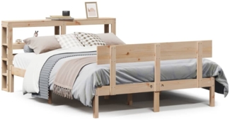 vidaXL Massivholzbett ohne Matratze 160x200 cm Kiefernholz 3305804