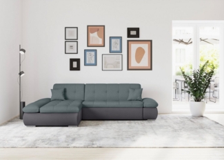 DOMO collection Ecksofa Moric B/T/H 300/172/80 cm, auch in Cord, L-Form, XXL-Format, wahlweise auch mit Bettfunktion und Armverstellung