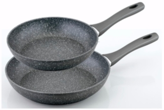 CS-Kochsysteme 24 und 28 cm marmorierte Bratpfanne EMDEN - Produktset
