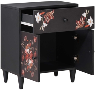 vidaXL Nachttisch Mehrfarbig 50 x 33 x 60 cm Massivholz Mango 4018711