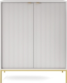 MOEBLO Kommode Light K104 (Zweitürige Kommode Elegante für Ihr Wohnzimmer), (HxBxT):83 x 104 x 39 cm