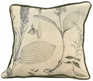 Mirabeau Kissenhülle Kissenhülle Quervil creme/grün, (1 Stück)