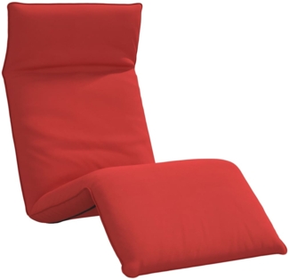 vidaXL Sonnenliege Klappbar Rot 175x54x8,5 cm Oxford-Gewebe 4019752