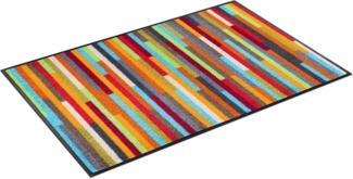 wash+dry by Kleen-Tex Fußmatte Mikado Stripes, rechteckig, Höhe: 7 mm, Schmutzfangläufer, modernes Streifen Design, rutschhemmend, waschbar