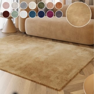 Esprit Hochflor-Teppich Alice ESP-4377, Kunstfell, rechteckig, Höhe: 25 mm, Kaninchenfell-Haptik, besonders weich und dicht, für alle Räume