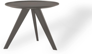 Woody Hill mit Rahmen Durchmesser 55 cm 37cm cappucino