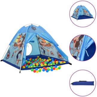 Spielzelt für Kinder Blau 120x120x90 cm