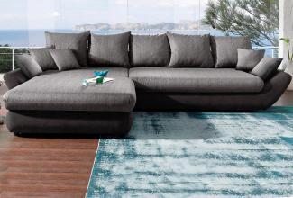 Trends by HG Ecksofa Moon L-Form, wahlweise Recamiere rechts oder links bestellbar