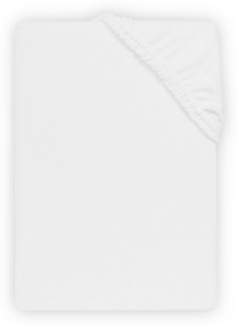 Carpe Sonno Spannbettlaken Boxspring Winter Teddy Fleece Plüsch 180x200 200x200 180x220 200x220, Fleece, Gummizug: rundum, (1 Stück), Wasserbett Spannbettlaken Kuschelig Warm Spannbetttuch Weiß