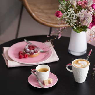 Villeroy & Boch Caffè Club Floral Touch of Rose Café au lait Untertasse rosa 1042201220