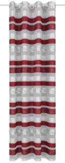 Neusser Collection Ösenschal Struktur Elsemarie rot, 135x235 cm