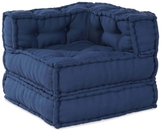 vidaXL Kissen 3 pcs Blau 70 x 70 x 54 cm Polyester 3315087