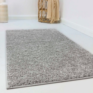Esprit Hochflor-Läufer Whisper Shag, rechteckig, Höhe: 30 mm, Wohnzimmer, Schlafzimmer, uni, waschbar, mit Antirutschbeschichtung