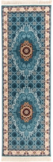 Morgenland Orientteppich - Ahmir - läufer - 200x100 - Blau